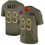 Maglia NFL Limited Houston Texans Watt 2019 Salute To Service Verde