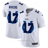 Maglia NFL Limited Indianapolis Colts Rivers Logo Dual Overlap Bianco