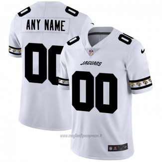 Maglia NFL Limited Jacksonville Jaguars Personalizzate Team Logo Fashion Bianco