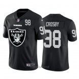 Maglia NFL Limited Las Vegas Raiders Crosby Big Logo Number Nero