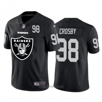 Maglia NFL Limited Las Vegas Raiders Crosby Big Logo Number Nero