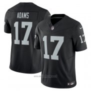 Maglia NFL Limited Las Vegas Raiders Davante Adams Vapor F.u.s.e. Nero