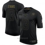 Maglia NFL Limited Las Vegas Raiders Evans 2020 Salute To Service Nero