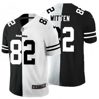 Maglia NFL Limited Las Vegas Raiders Witten Black White Split