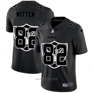 Maglia NFL Limited Las Vegas Raiders Witten Logo Dual Overlap Nero
