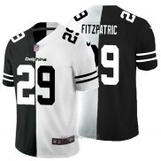 Maglia NFL Limited Miami Dolphins Fitzpatric Black White Split