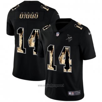 Maglia NFL Limited Minnesota Vikings Diggs Statue Of Liberty Fashion Nero