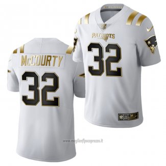 Maglia NFL Limited New England Patriots Devin Mccourty Golden Edition 2020 Bianco