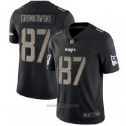 Maglia NFL Limited New England Patriots Gronkowski Black Impact