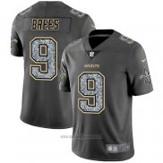 Maglia NFL Limited New Orleans Saints Brees Static Fashion Grigio