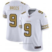 Maglia NFL Limited New Orleans Saints Brees Team Logo Fashion Bianco