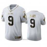 Maglia NFL Limited New Orleans Saints Drew Brees Golden Edition Bianco