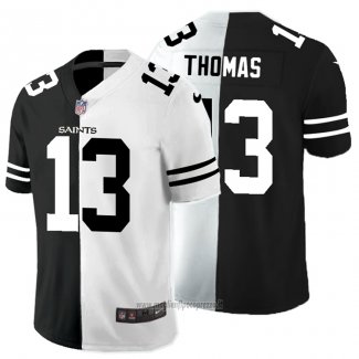 Maglia NFL Limited New Orleans Saints Thomas Black White Split