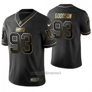 Maglia NFL Limited New York Giants B.j. Goodson Golden Edition Nero