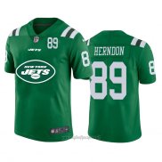 Maglia NFL Limited New York Jets Herndon Big Logo Number Verde