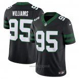 Maglia NFL Limited New York Jets Quinnen Williams Alternato Vapor F.U.S.E. Nero