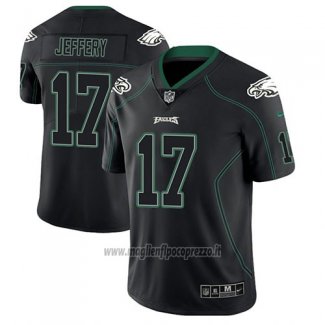 Maglia NFL Limited Philadelphia Eagles Alshon Jeffery Nero Color Rush 2018 Lights Out