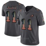 Maglia NFL Limited Philadelphia Eagles Wentz Retro Flag Nero