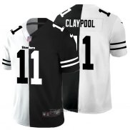 Maglia NFL Limited Pittsburgh Steelers Claypool White Black Split