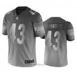 Maglia NFL Limited Pittsburgh Steelers Derek Watt Silver Citta Edition Grigio