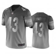 Maglia NFL Limited Pittsburgh Steelers Derek Watt Silver Citta Edition Grigio