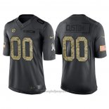 Maglia NFL Limited Pittsburgh Steelers Personalizzate 2016 Salute To Service Nero