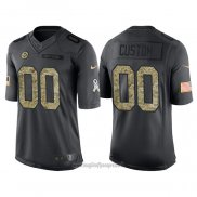 Maglia NFL Limited Pittsburgh Steelers Personalizzate 2016 Salute To Service Nero