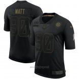Maglia NFL Limited Pittsburgh Steelers Watt 2020 Salute To Service Nero