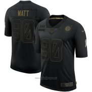 Maglia NFL Limited Pittsburgh Steelers Watt 2020 Salute To Service Nero