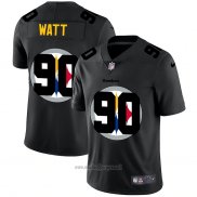 Maglia NFL Limited Pittsburgh Steelers Watt Logo Dual Overlap Nero