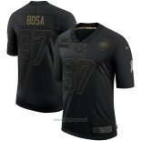 Maglia NFL Limited San Francisco 49ers Bosa 2020 Salute To Service Nero