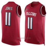 Maglia NFL Limited San Francisco 49ers Senza Maniche 11 Jones Rosso
