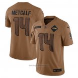 Maglia NFL Limited Seattle Seahawks Dk Metcalf 2023 Salute To Service Marrone