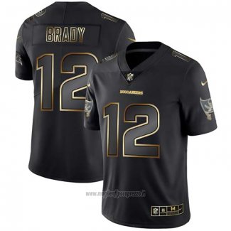 Maglia NFL Limited Tampa Bay Buccaneers 12 Tom Brady Vapor Untouchable Nero
