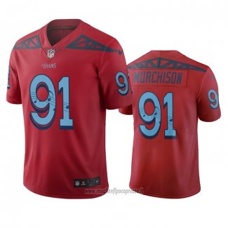 Maglia NFL Limited Tennessee Titans Larrell Murchison Citta Edition Rosso