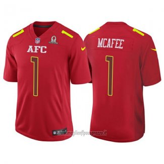 Maglia NFL Pro Bowl AFC Mcafee 2017 Rosso