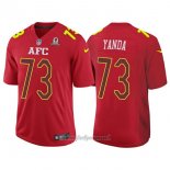 Maglia NFL Pro Bowl AFC Yanda 2017 Rosso