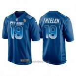 Maglia NFL Pro Bowl Minnesota Vikings 19 Adam Thielen NFC 2018 Blu