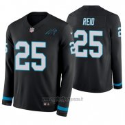 Maglia NFL Therma Manica Lunga Carolina Panthers Eric Reid Nero