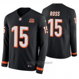Maglia NFL Therma Manica Lunga Cincinnati Bengals John Ross Nero