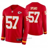 Maglia NFL Therma Manica Lunga Kansas City Chiefs Breeland Speaks Rosso