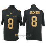 Maglia NFL Anthracite Denver Broncos 8 Jackson Limited Gold Nero
