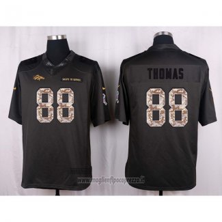 Maglia NFL Anthracite Denver Broncos Thomas 2016 Salute To Service