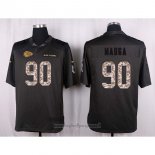 Maglia NFL Anthracite Kansas City Chiefs Mauga 2016 Salute To Service