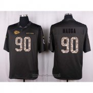 Maglia NFL Anthracite Kansas City Chiefs Mauga 2016 Salute To Service