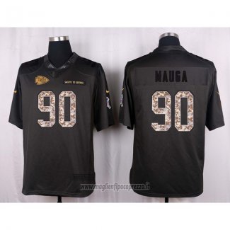 Maglia NFL Anthracite Kansas City Chiefs Mauga 2016 Salute To Service