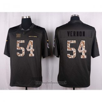 Maglia NFL Anthracite New York Giants Vernon 2016 Salute To Service