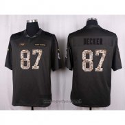 Maglia NFL Anthracite New York Jets Decker 2016 Salute To Service