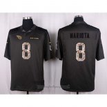 Maglia NFL Anthracite Tennessee Titans Mariota 2016 Salute To Service