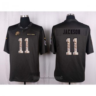 Maglia NFL Anthracite Washington Commanders Jackson 2016 Salute To Service